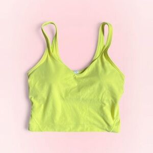 Neon Yellow Lululemon Align Tank Top